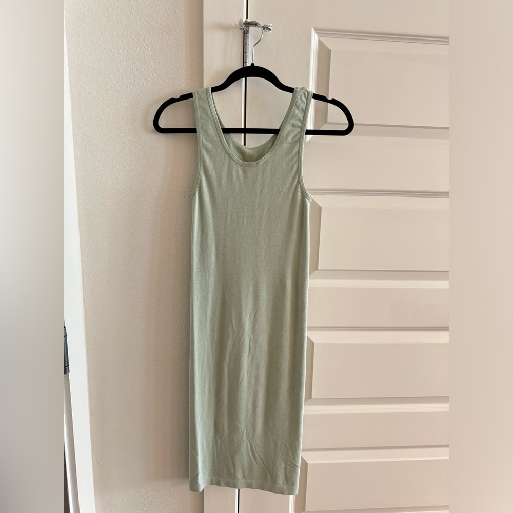 Zara Mint Green Midi Tank Dress